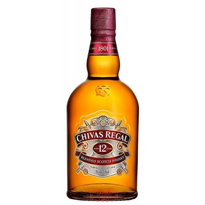 Whisky Chivas Regal 12 años 70 CL 1 unidad